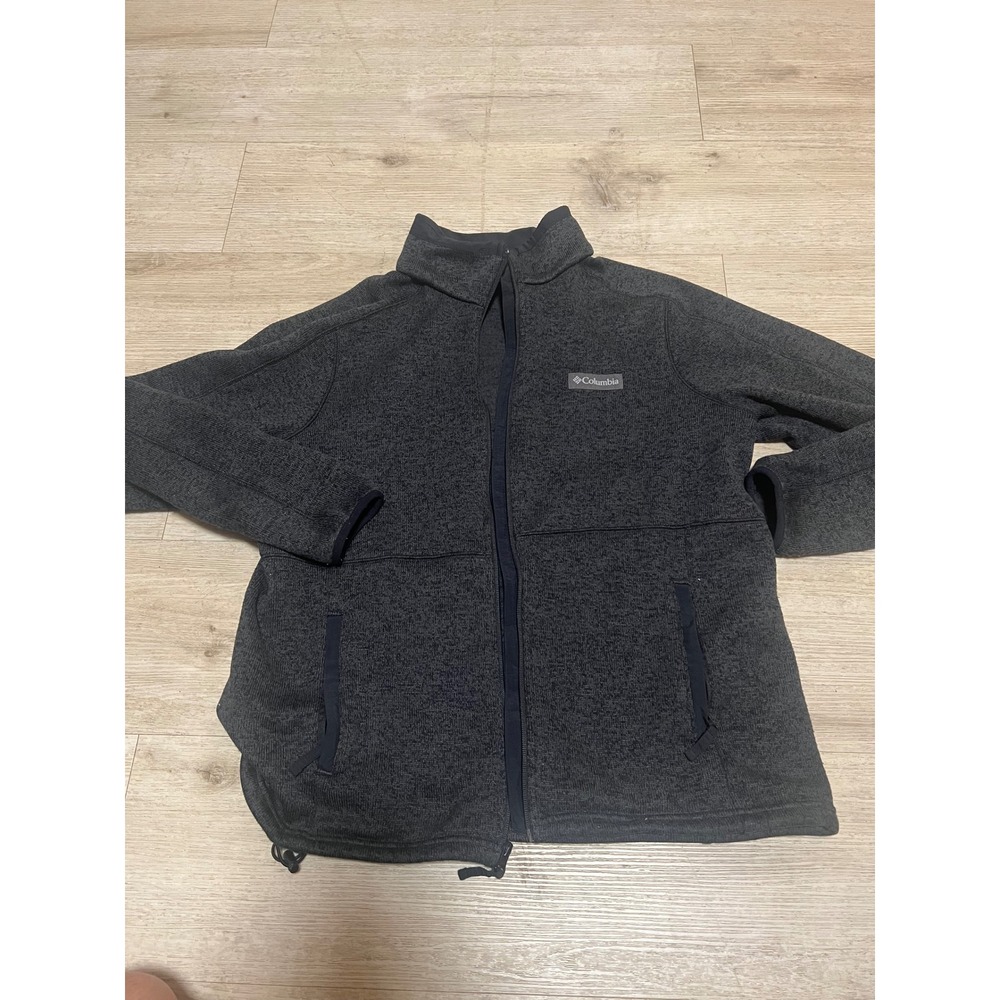 Columbia Womens Full Zip Fleece Jacket‎ Gray Outdoor Activewear Size L